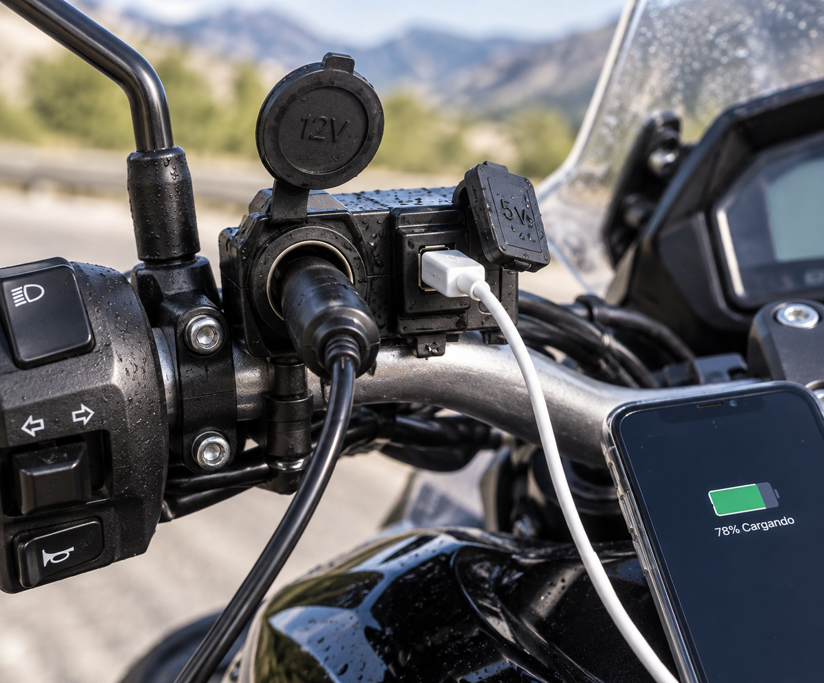 Adaptador Toma 12V + USB