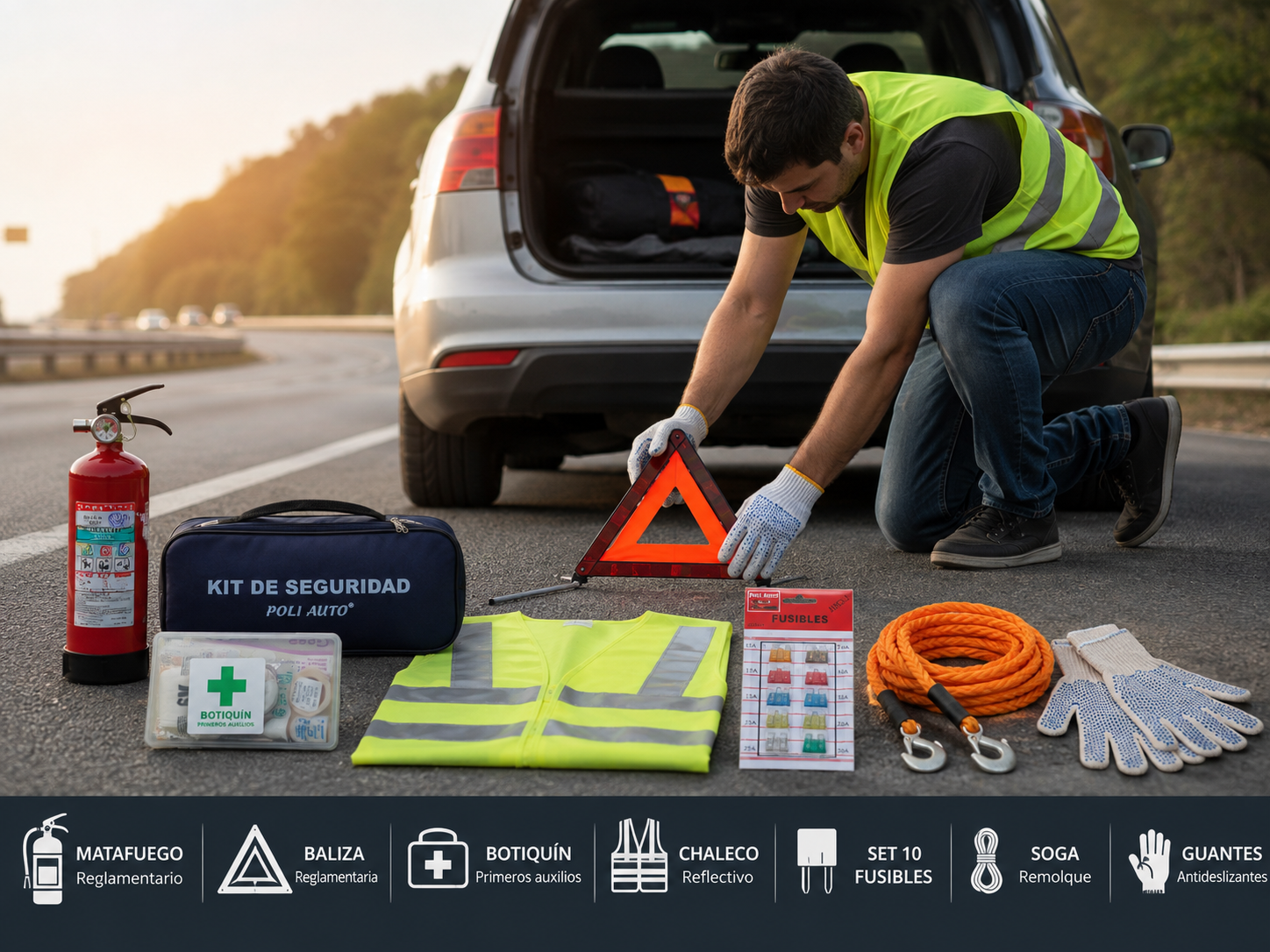 Kit de Seguridad en Bolso