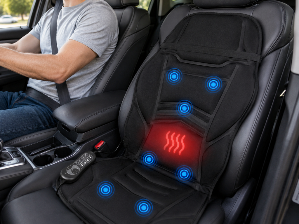 Cubreasiento 12V con Masajeador y Calentador
