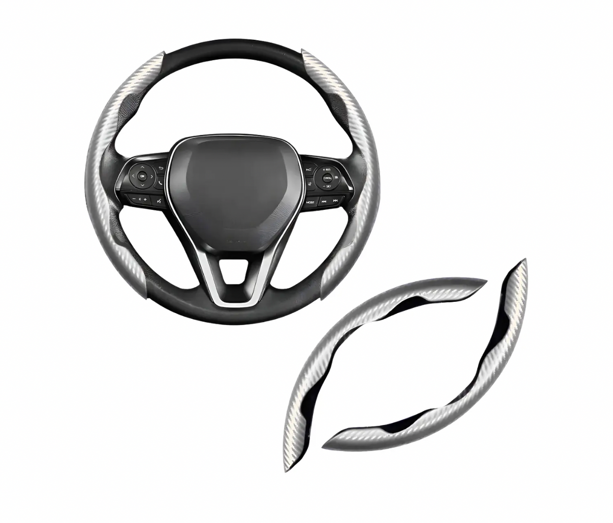 Cubrevolante Aplique 2pc de Carbono