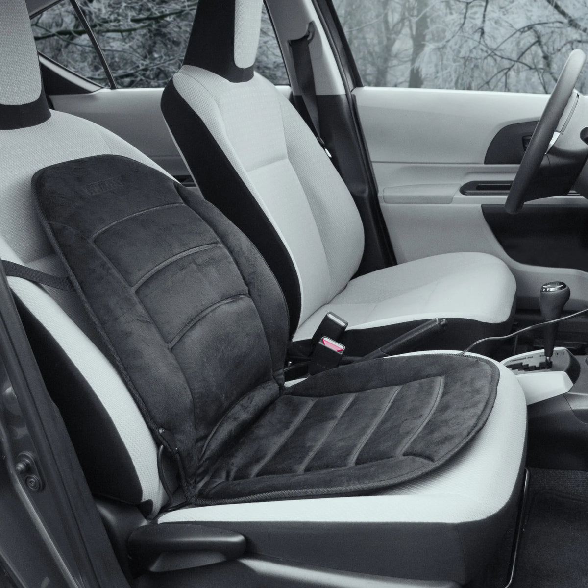 Cubreasiento 12v con Calentador. Color Gris. Tamaño Large