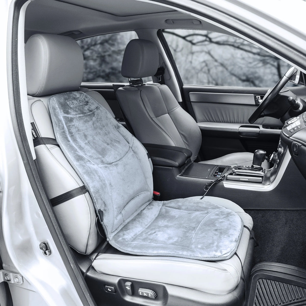 Cubreasiento 12v con Calentador. Color Gris. Tamaño Large