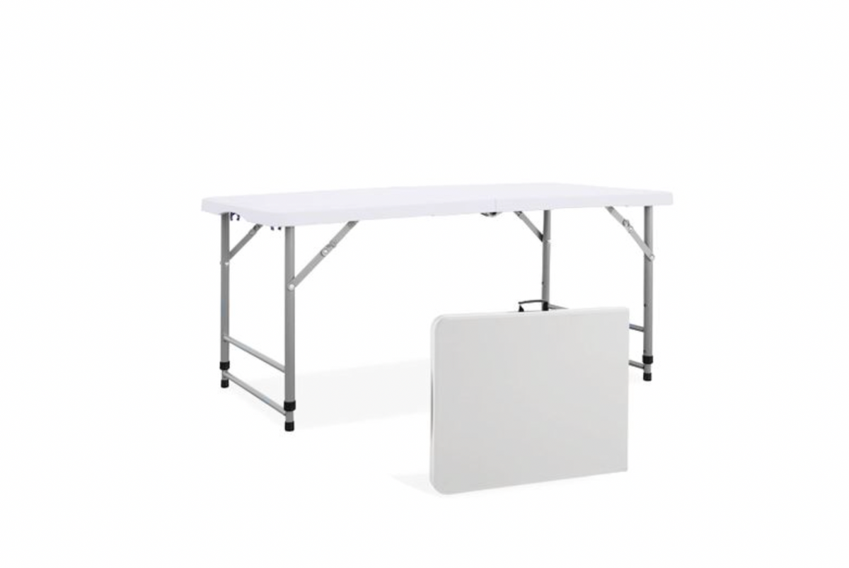 Mesa Plegable 120cm - Altura Regulable