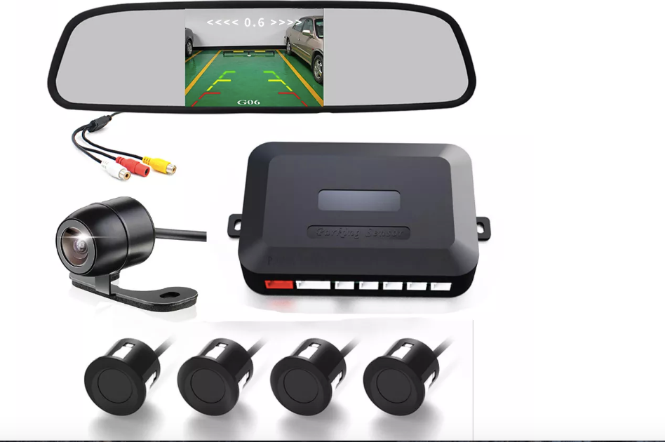 Sensor Estacionamiento con Camara y Espejo