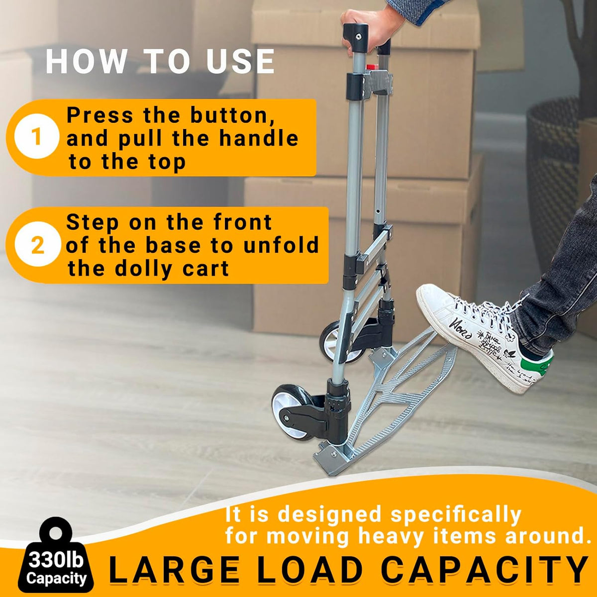 Carrito Plegable de Aluminio
