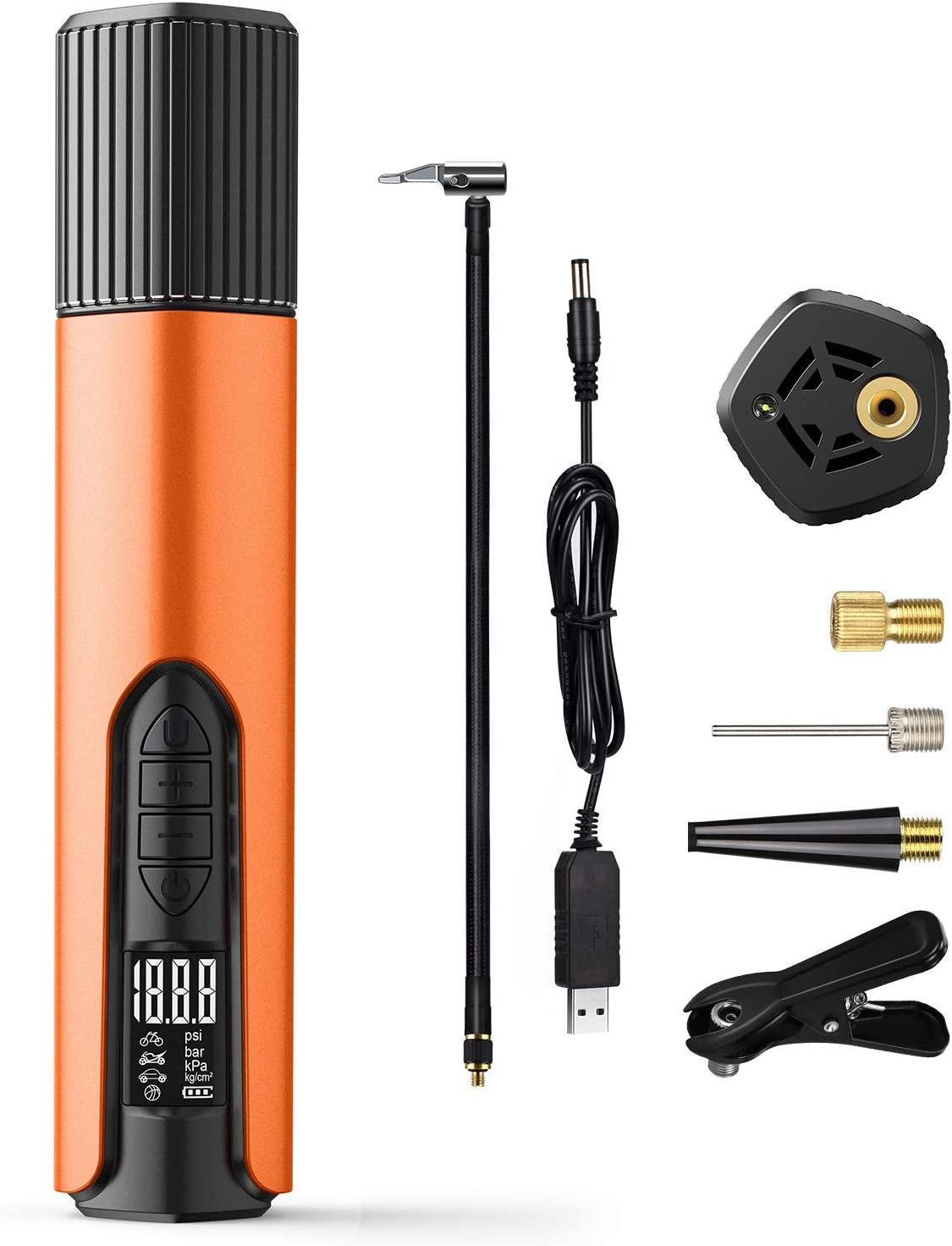 Compresor Inalambrico Tipo Cilindro-recargable C/Usb
