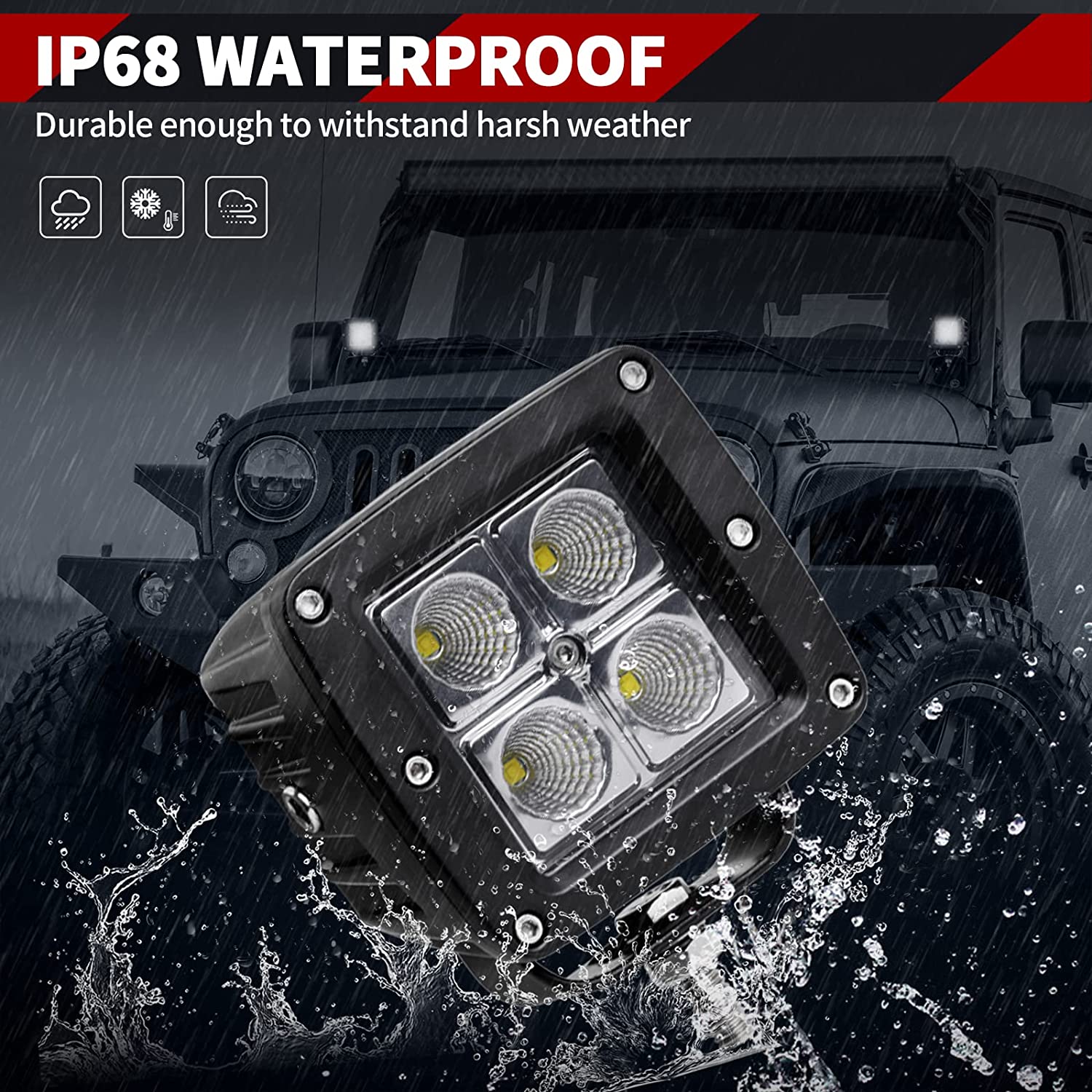 Faro Auxiliar 4 Leds