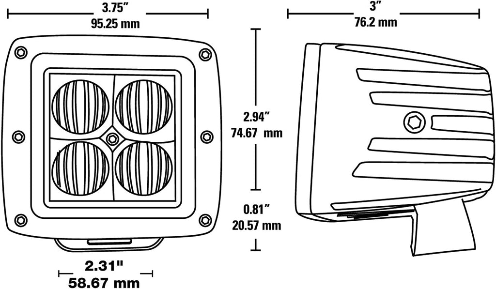 Faro Auxiliar 4 Leds