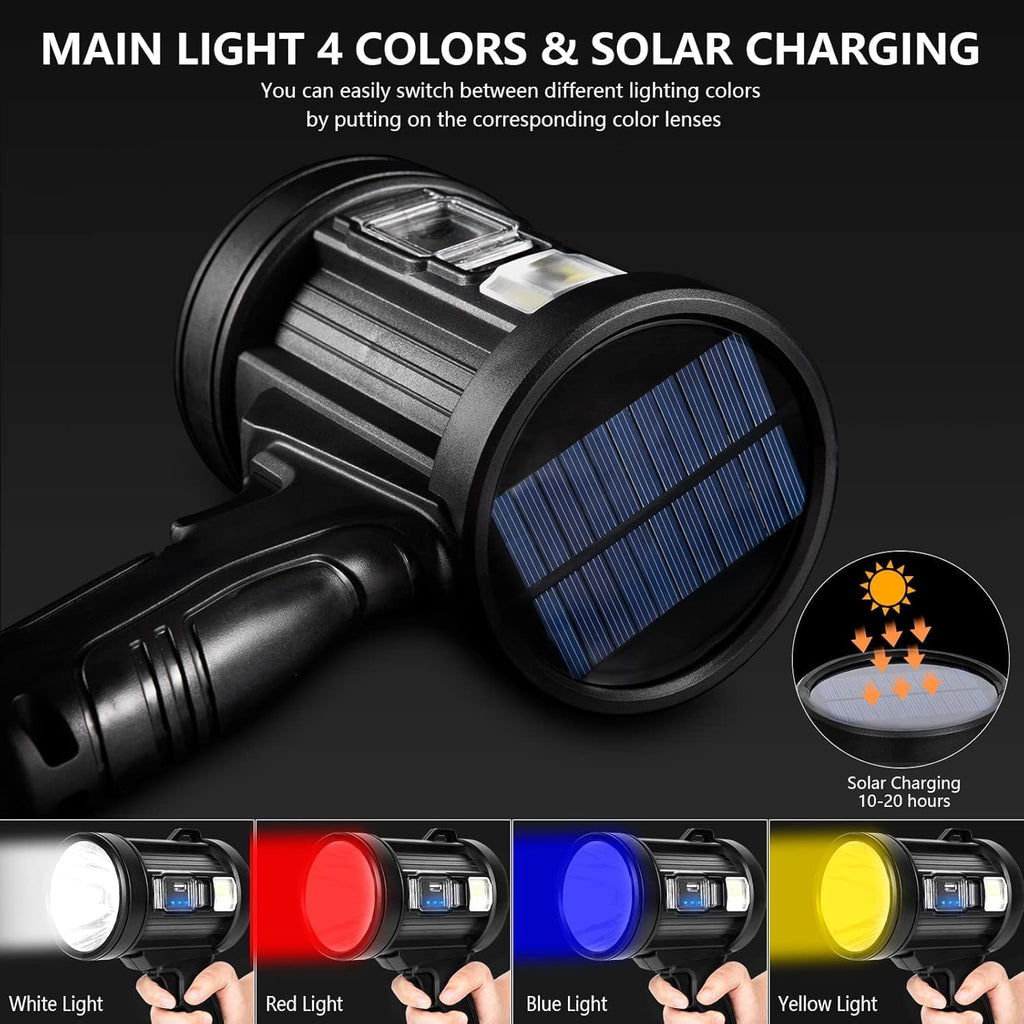 Faro Cazador LED Recargable Solar