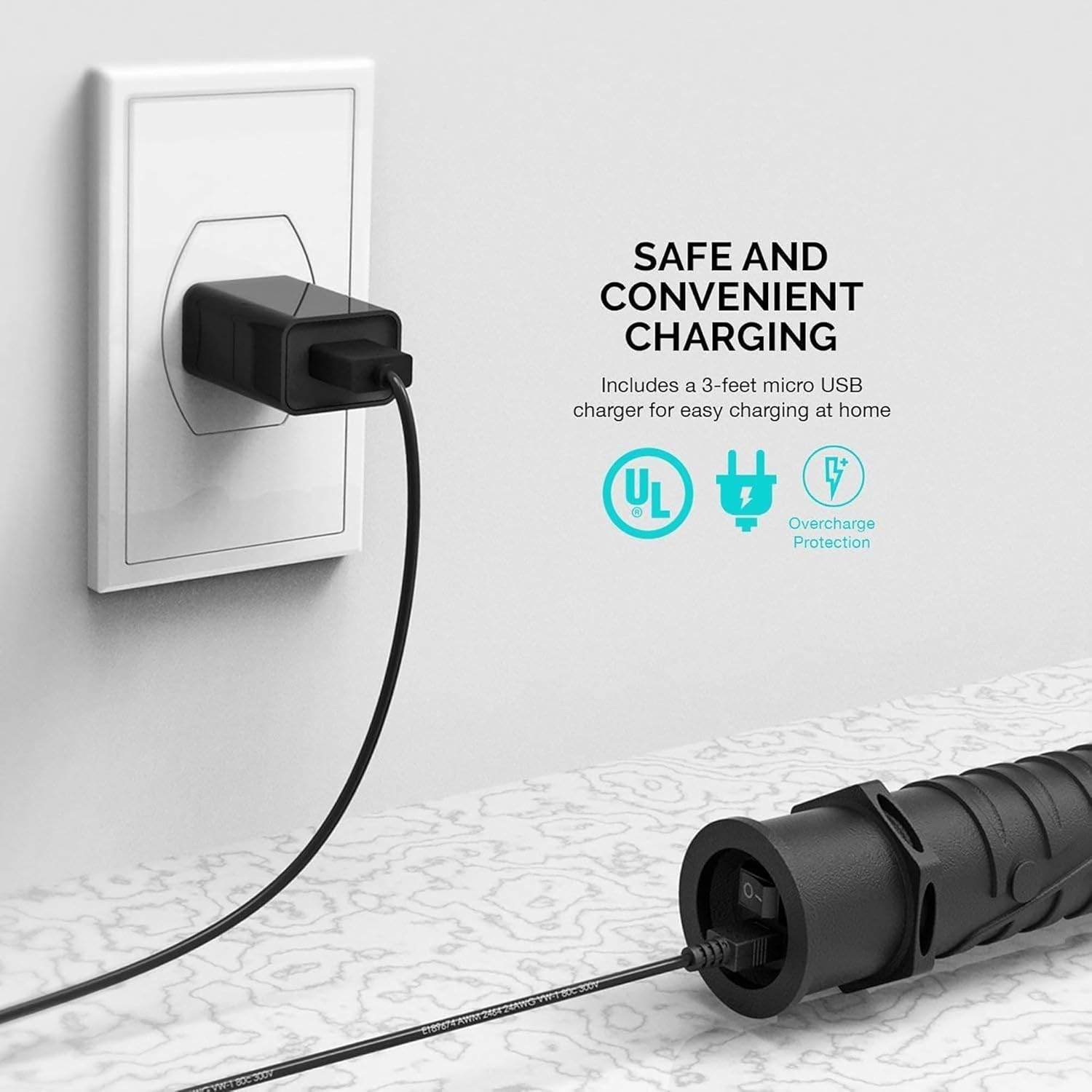 Linterna con 26 Leds - Recargable 12V y 220W