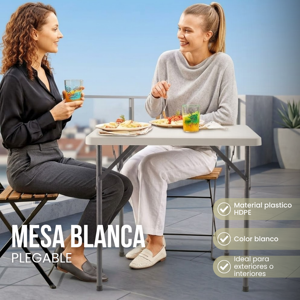 Mesa Plegable Cuadrada