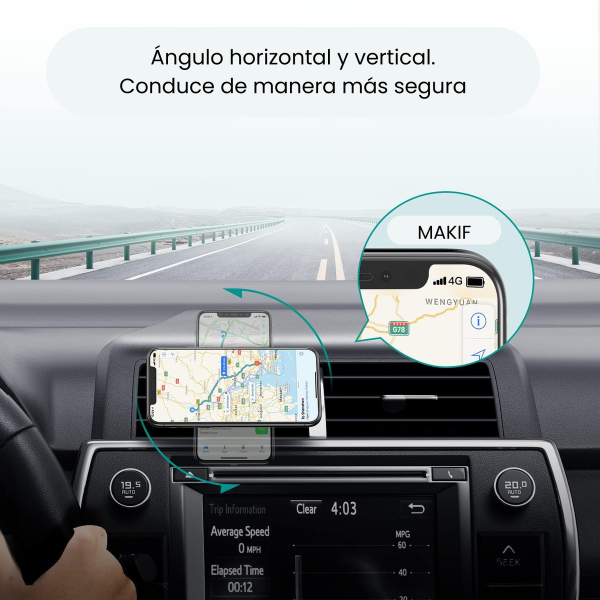 Porta Celular Magnetico en Blister