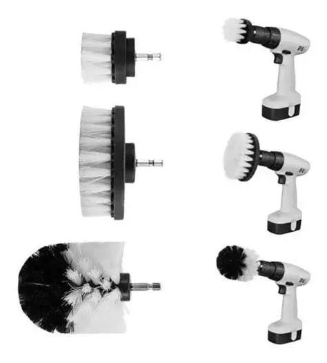 Set 3 Pcs Cepillo para Taladro Blanco
