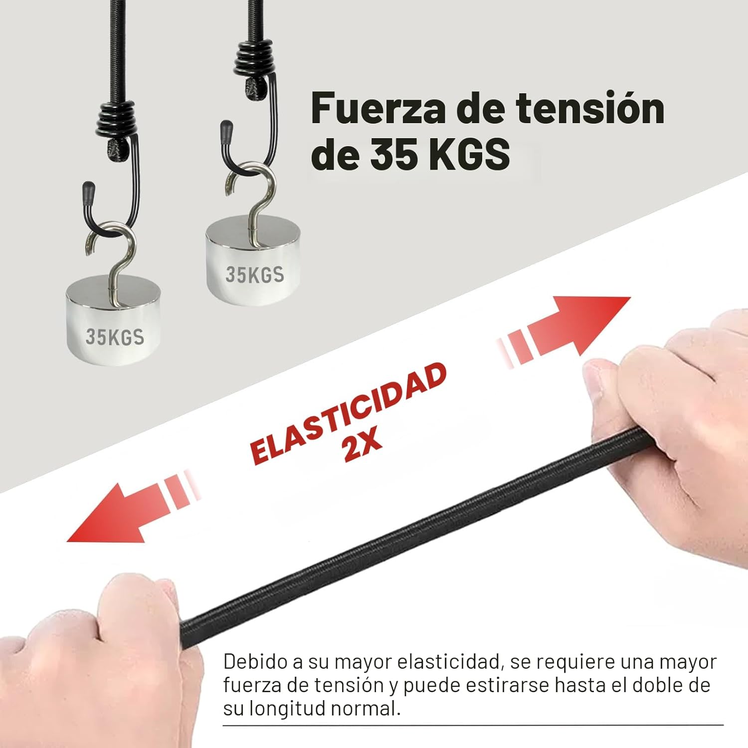 Set Tensores 4 Pcs. x 61 Cm.