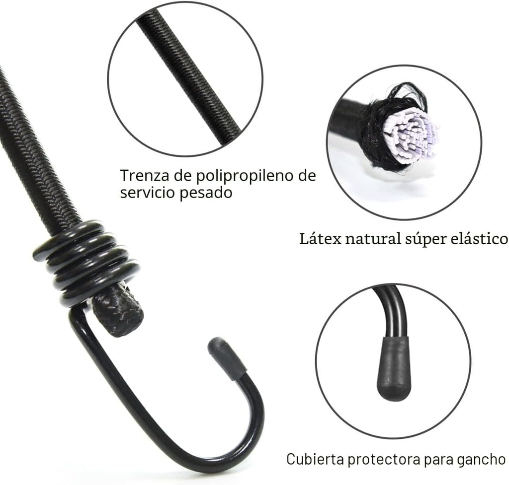 Set Tensores 4 Pcs. x 61 Cm.