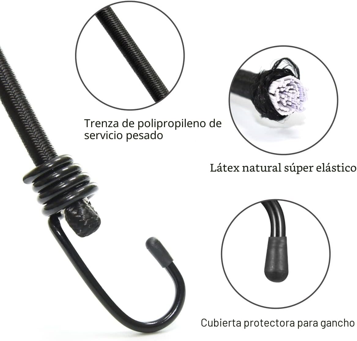 Set Tensores 4 Pcs. x 61 Cm.