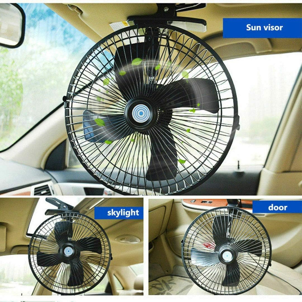 Ventilador 12V 8" con Broche
