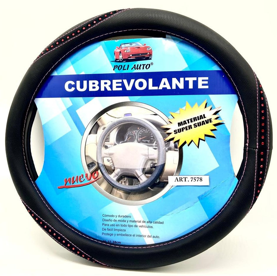 Cubrevolante con Strass Rojo