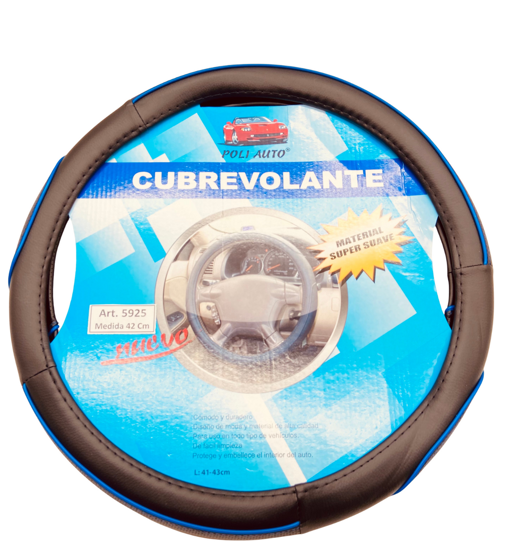 Cubrevolante con Tira Azul para Camioneta