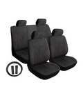 Set Fundas Suede 13 Pcsc C/ Cubre Volante y Cubre Cinturon Seg