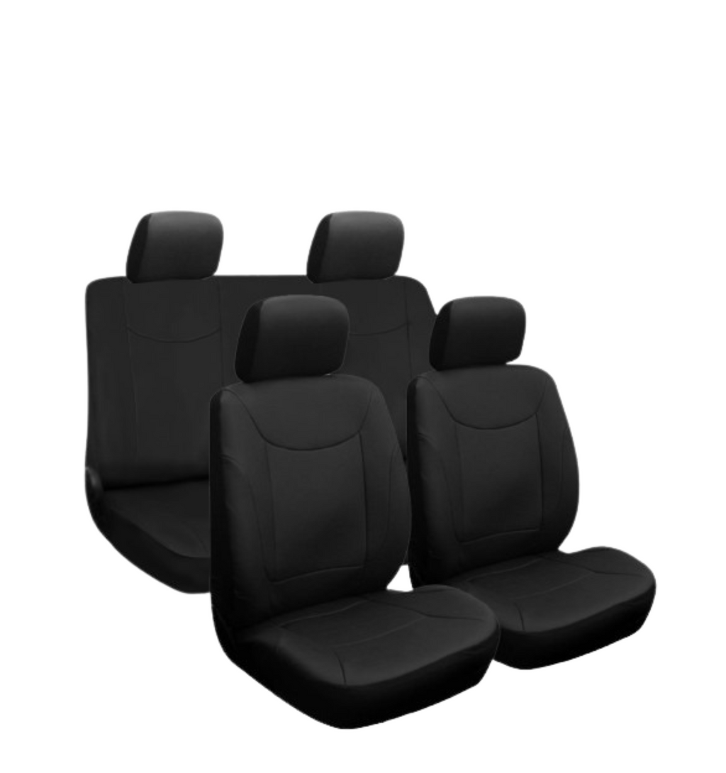 Set Fundas PVC 10 Pcs C/ Cubre Volante y Cubre Cinturon Seguridad