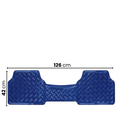 Cubrealfombra Tunning Metalizada 4pc