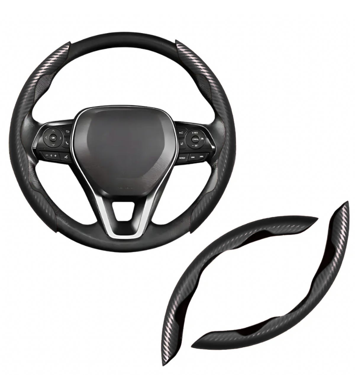 Cubrevolante Aplique 2pc de Carbono