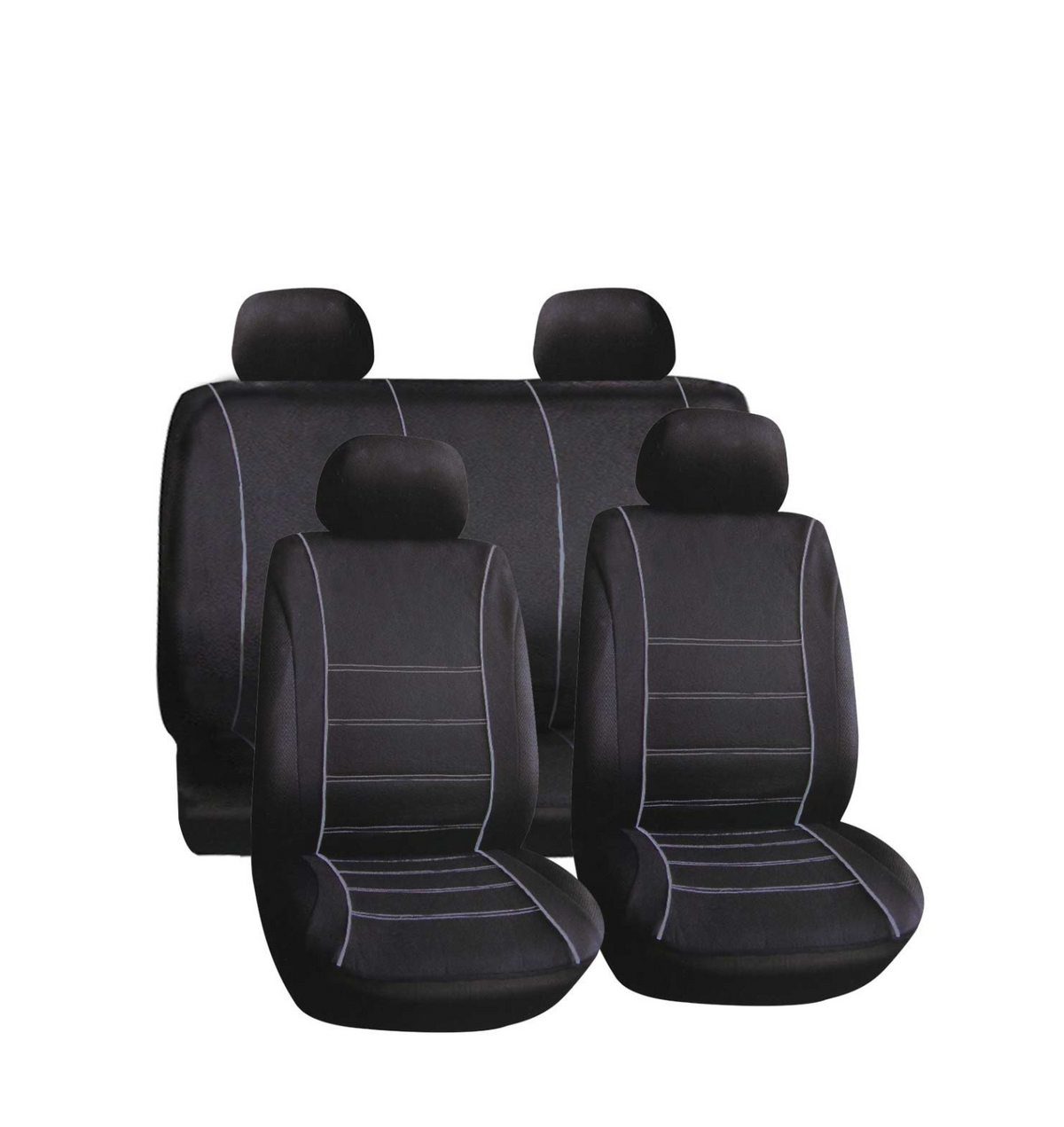 Set Fundas Polyester Color Negro- 10 Pcs