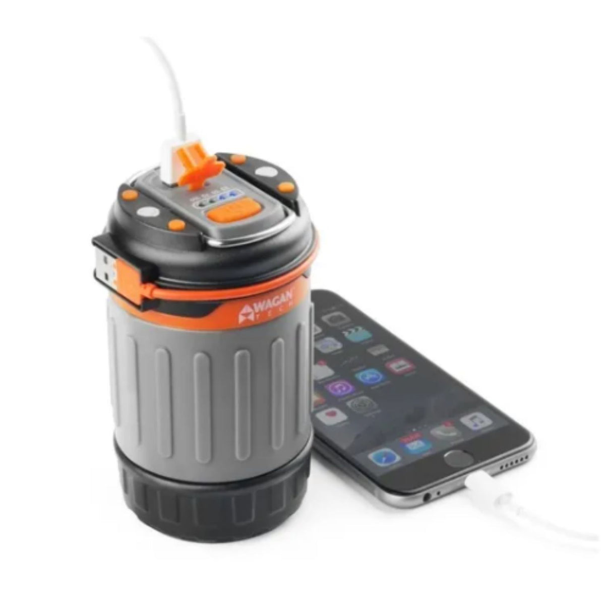 Farol y Linterna Recargable Alargado C/Usb