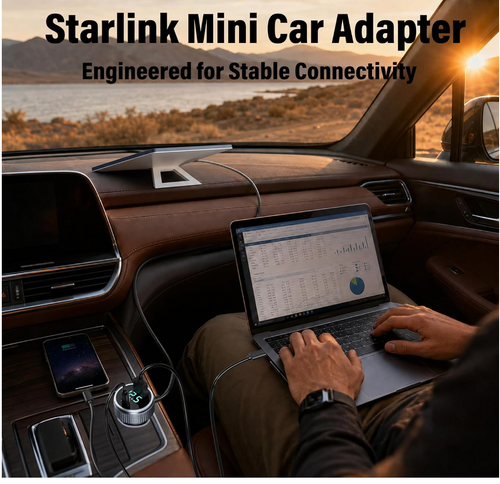 Cargador Auto 30V Display Cable 3m Starlink Mini 8124